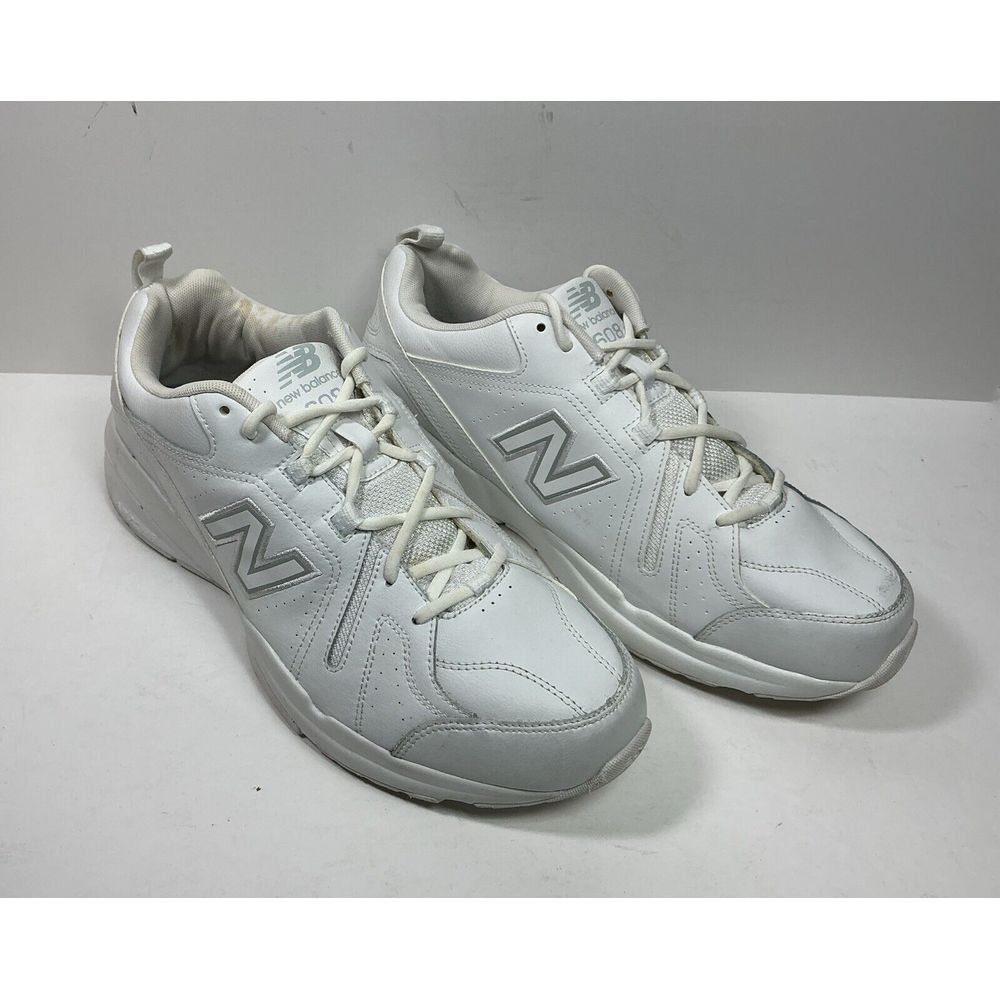New Balance 608 Mens Size 12 2E Shoes White MX608AW5 Walking Comfort Sneakers‎